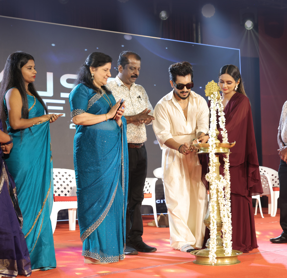 Women learning fashion designing and beauty training at GITD institute